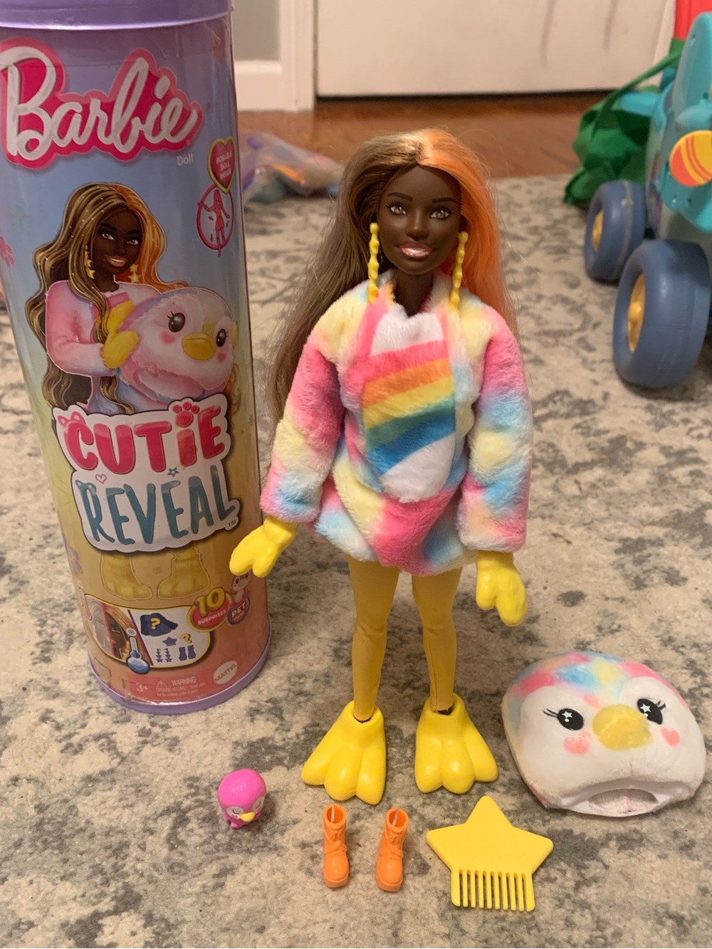 Barbie Cutie Reveal Doll & Accessories, Color Dream Series